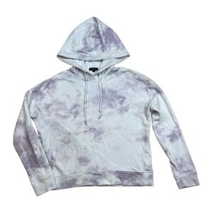 Rails Murray Tie‎ Dye Hoodie Lavender White S